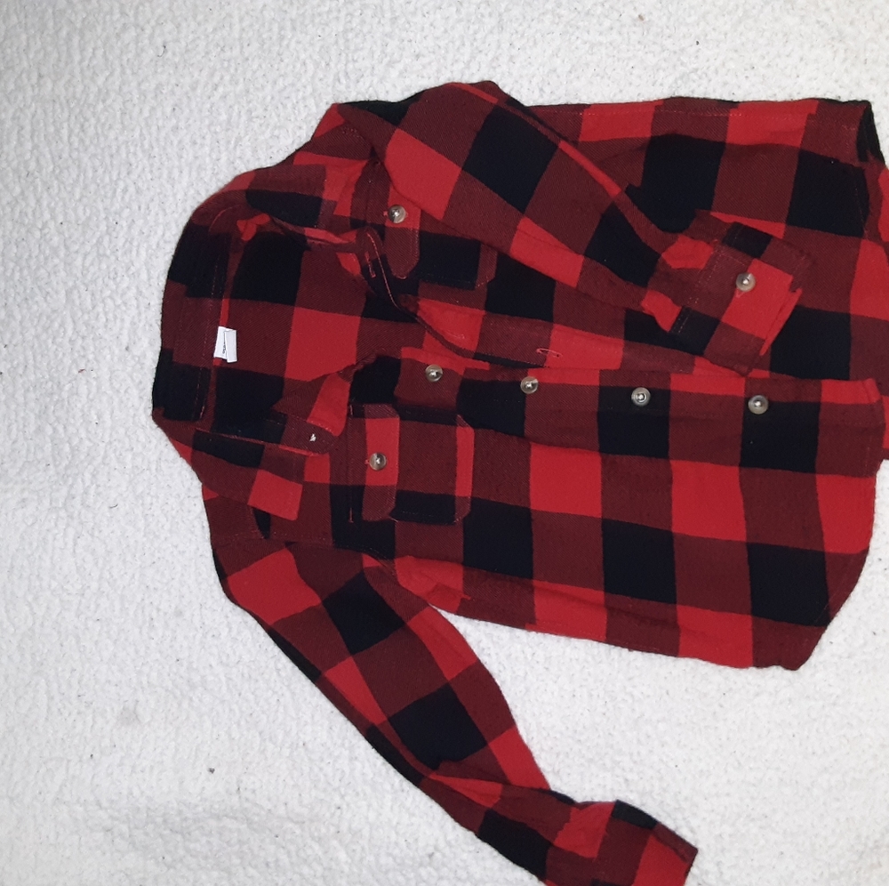 Red and Black plaid shirt